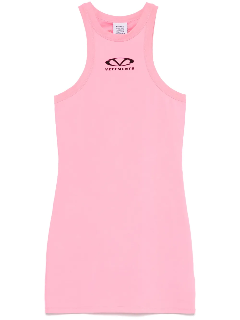 Платье мини с логотипом VETEMENTS, розовый
Платье мини с логотипом VETEMENTS, розовый