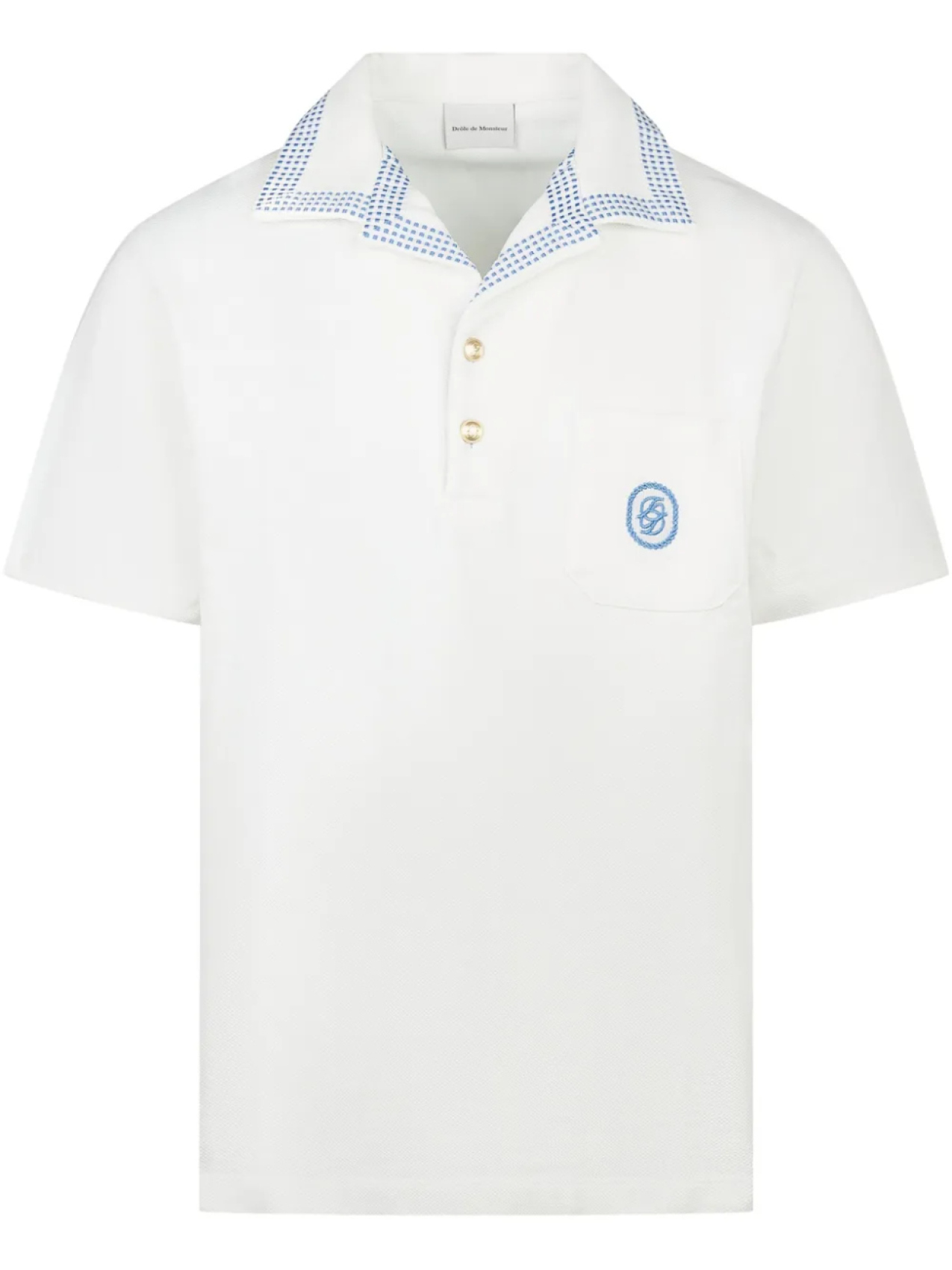 Рубашка-поло Drôle De Monsieur с логотипом, белый
Рубашка-поло Drôle De Monsieur с логотипом, белый