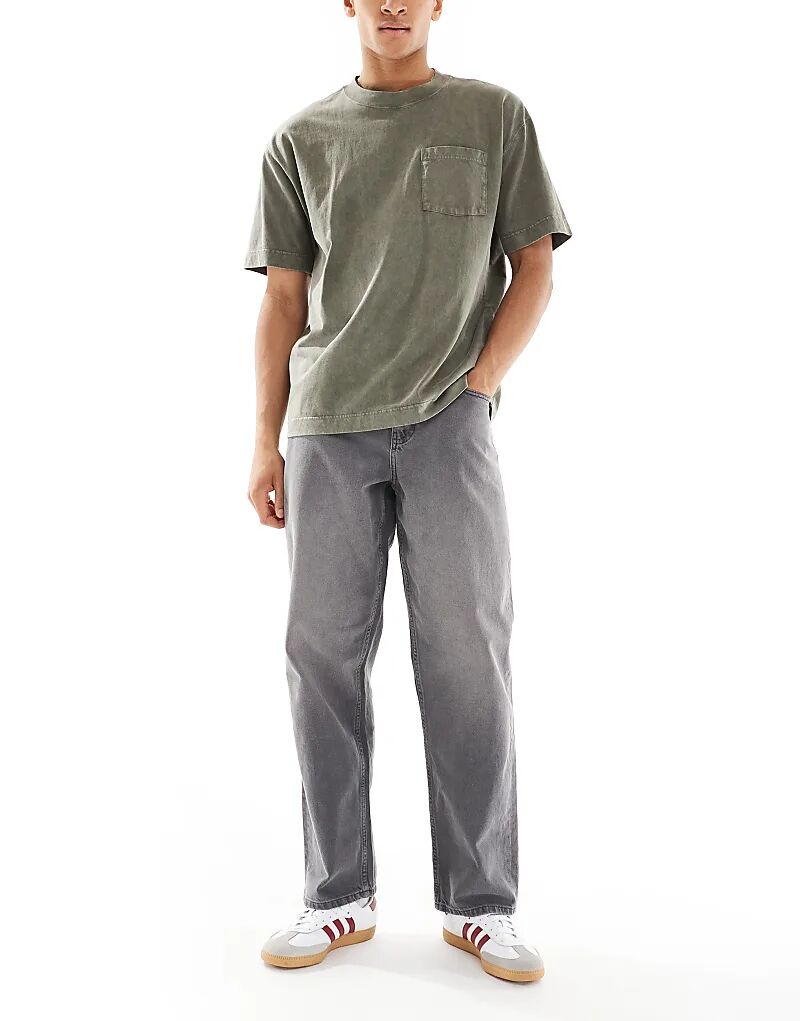 Мешковатые джинсы ASOS DESIGN серого цвета
Мешковатые джинсы ASOS DESIGN серого цвета