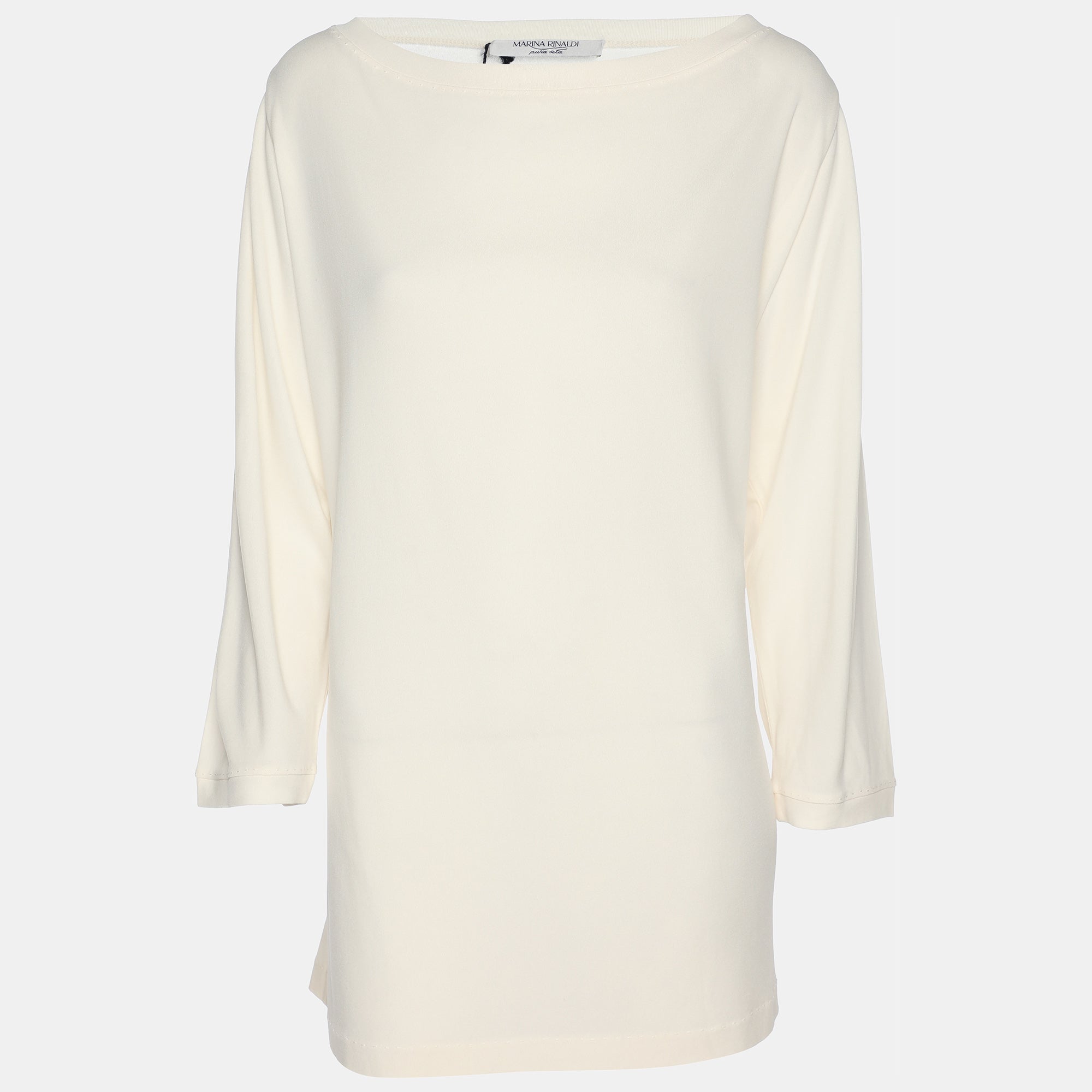 424 Свитер из кремового крепа Марина Ринальди
424 Свитер из кремового крепа Марина Ринальди