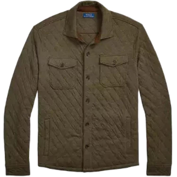 Куртка с стежкой Polo Ralph Lauren, оливковый зеленый
Куртка с стежкой Polo Ralph Lauren, оливковый зеленый