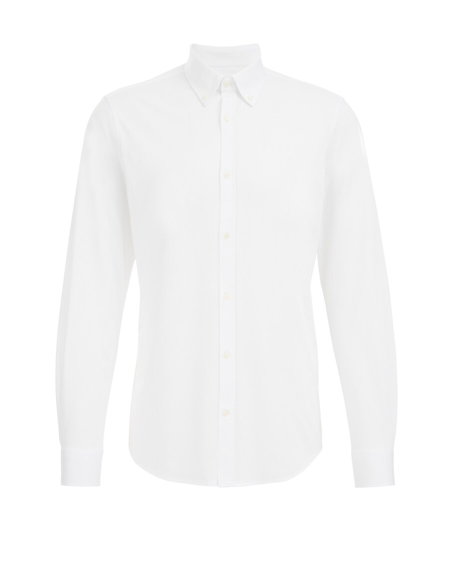 Деловая рубашка WE Fashion Slim fit Business Shirt, белый 
Деловая рубашка WE Fashion Slim fit Business Shirt, белый