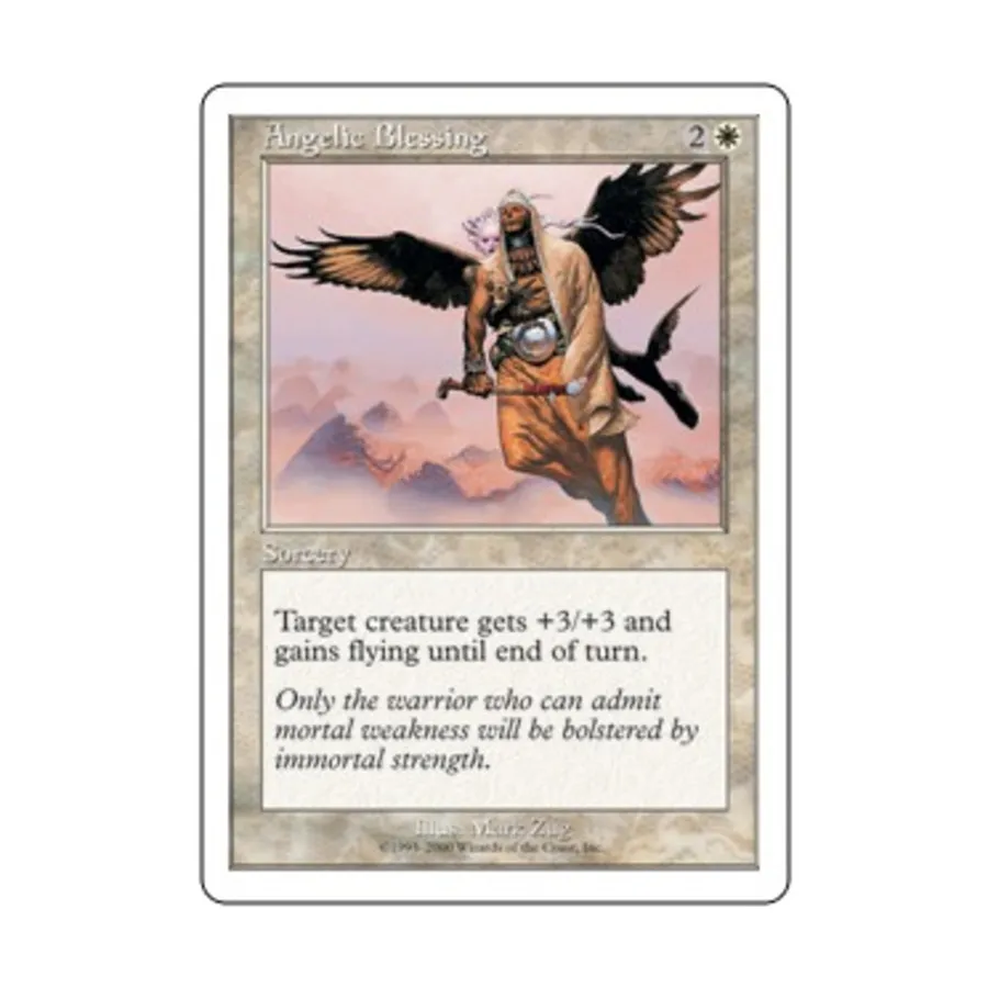 CCG Ангельское благословение (С), MTG - Starter Series (2000)
CCG Ангельское благословение (С), MTG - Starter Series (2000)