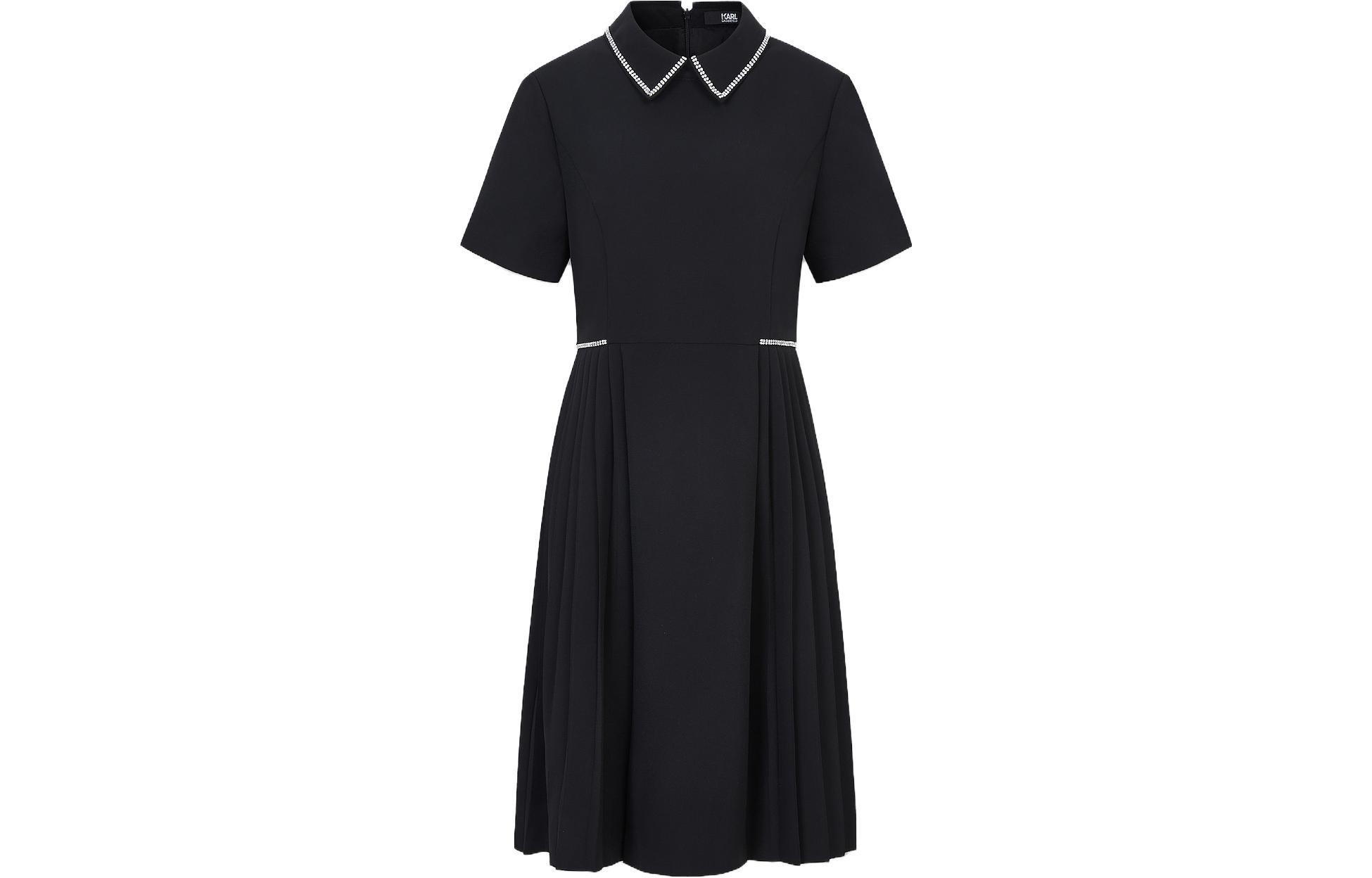 Платье с короткими рукавами KARL LAGERFELD KARL LAGERFELD / Karl Lagerfeld Jeans, черный
Платье с короткими рукавами KARL LAGERFELD KARL LAGERFELD / Karl Lagerfeld Jeans, черный