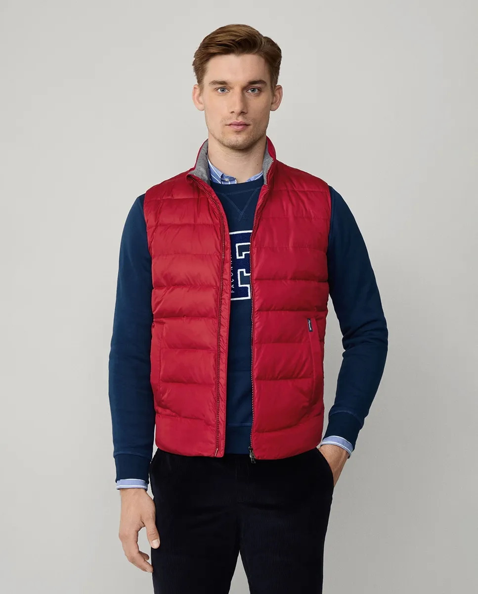 Мужской стеганый жилет с молнией и карманами Façonnable, красный
Мужской стеганый жилет с молнией и карманами Façonnable, красный