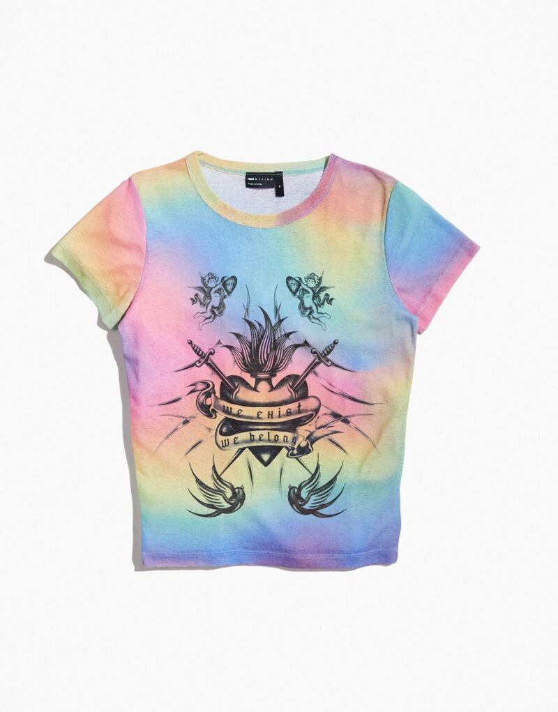 Бесполая детская футболка из сетки радужного цвета с принтом спереди ASOS DESIGN PRIDE
Бесполая детская футболка из сетки радужного цвета с принтом спереди ASOS DESIGN PRIDE