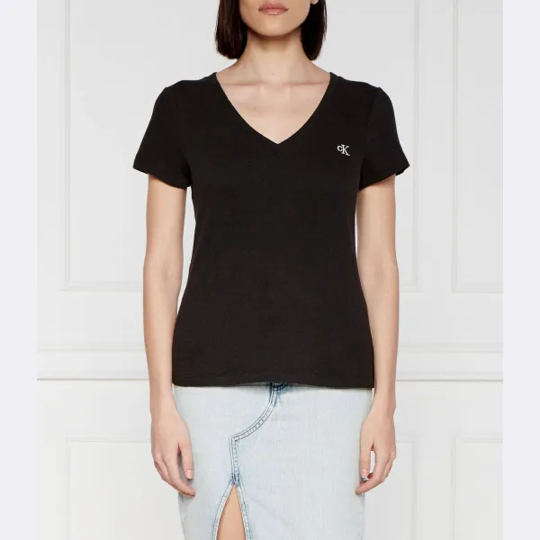 Футболка узкого кроя Slub Calvin Klein, черный
Футболка узкого кроя Slub Calvin Klein, черный