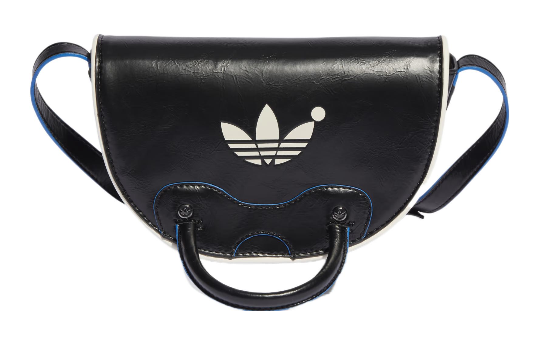 Полиуретановая наплечная сумка через плечо унисекс черная Adidas
Полиуретановая наплечная сумка через плечо унисекс черная Adidas