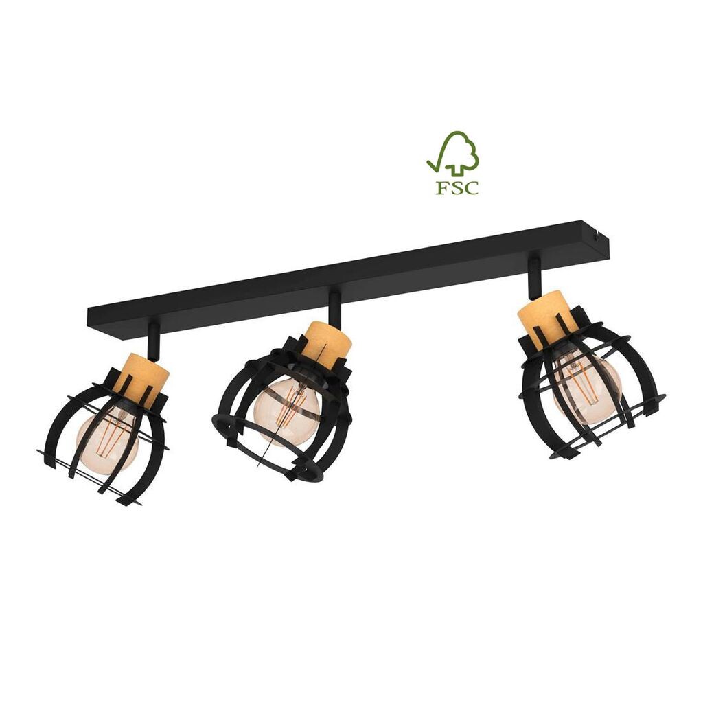 Точечный светильник STILLINGTON 1 стальной черный, коричневый E27 3X40W Д:71см Ш:16см В:24,5см с регулируемой яркостью EGLO
Точечный светильник STILLINGTON 1 стальной черный, коричневый E27 3X40W Д:71см Ш:16см В:24,5см с регулируемой яркостью EGLO