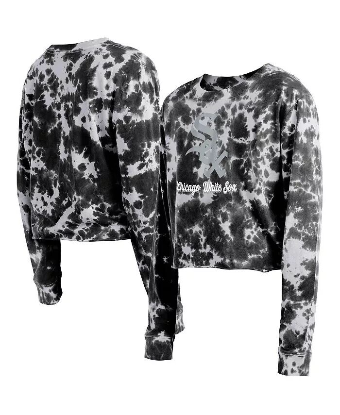 Женская черная укороченная футболка с длинными рукавами Chicago White Sox Tie Dye New Era
Женская черная укороченная футболка с длинными рукавами Chicago White Sox Tie Dye New Era