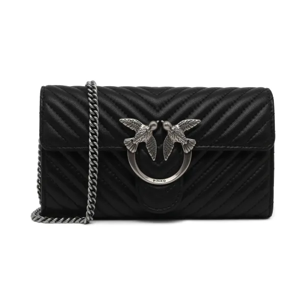 Кожаный кошелек + ремень Pinko, черный
Кожаный кошелек + ремень Pinko, черный