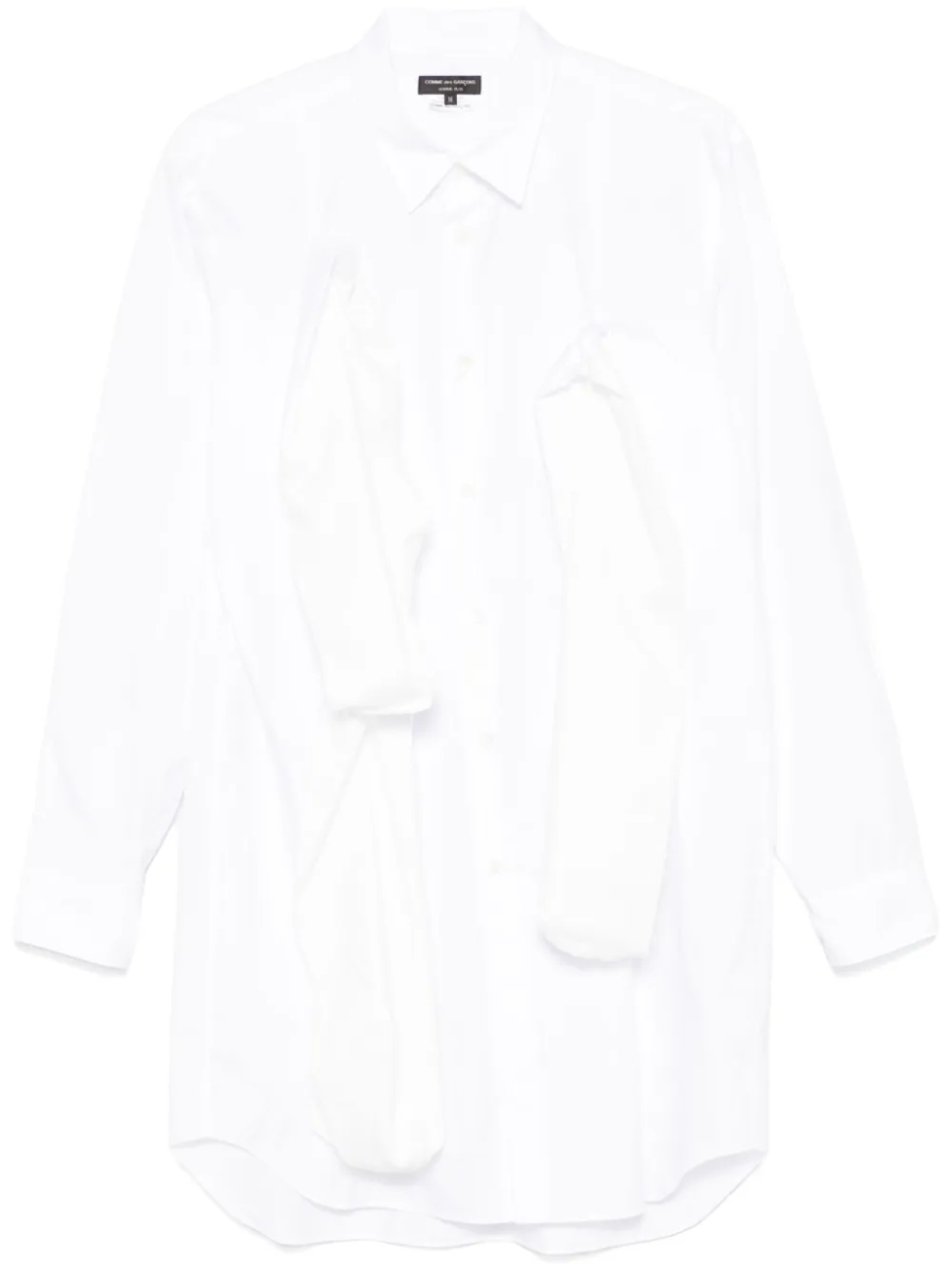 Поплиновая рубашка Comme Des Garçons, белый
Поплиновая рубашка Comme Des Garçons, белый