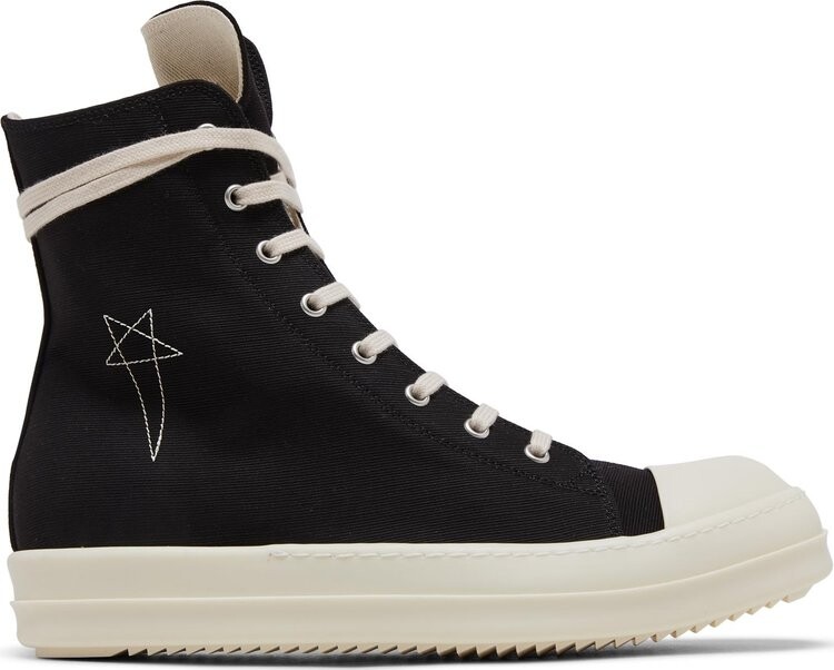 Кроссовки Rick Owens Lido DRKSHDW Pentagram High 'Black Milk', черный 
Кроссовки Rick Owens Lido DRKSHDW Pentagram High 'Black Milk', черный