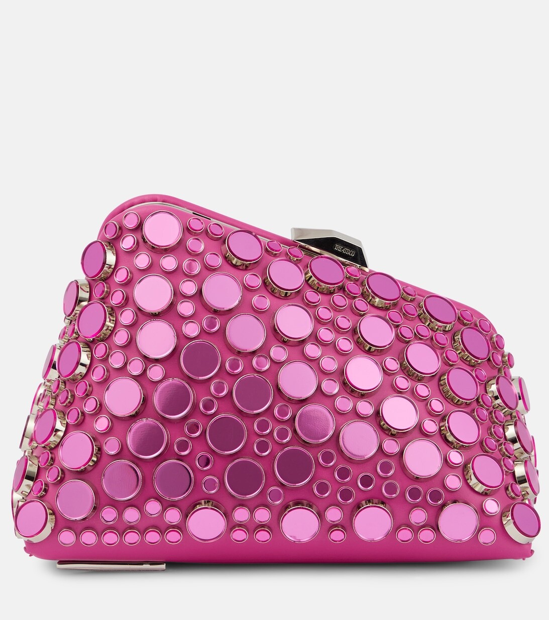 Кожаный клатч Midnight с заклепками The Attico, розовый
Кожаный клатч Midnight с заклепками The Attico, розовый