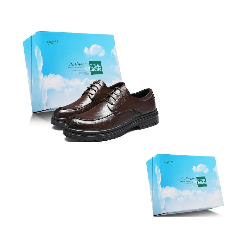 Mulinsen Повседневные кожаные туфли мужские низкие черно-коричневые - коричневые, цвет Brown
Mulinsen Повседневные кожаные туфли мужские низкие черно-коричневые - коричневые, цвет Brown