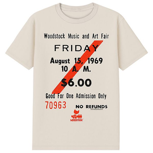Футболка с принтом Men's Woodstock Friday Ticket Licensed Character
Футболка с принтом Men's Woodstock Friday Ticket Licensed Character