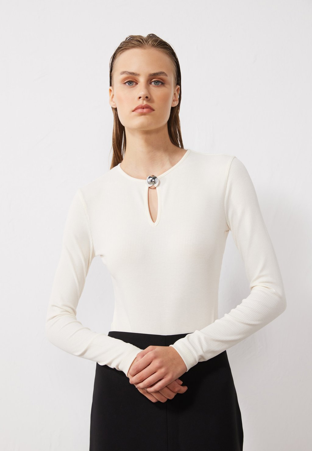 Топ с длинными рукавами Anna Field, молочный
Топ с длинными рукавами Anna Field, молочный