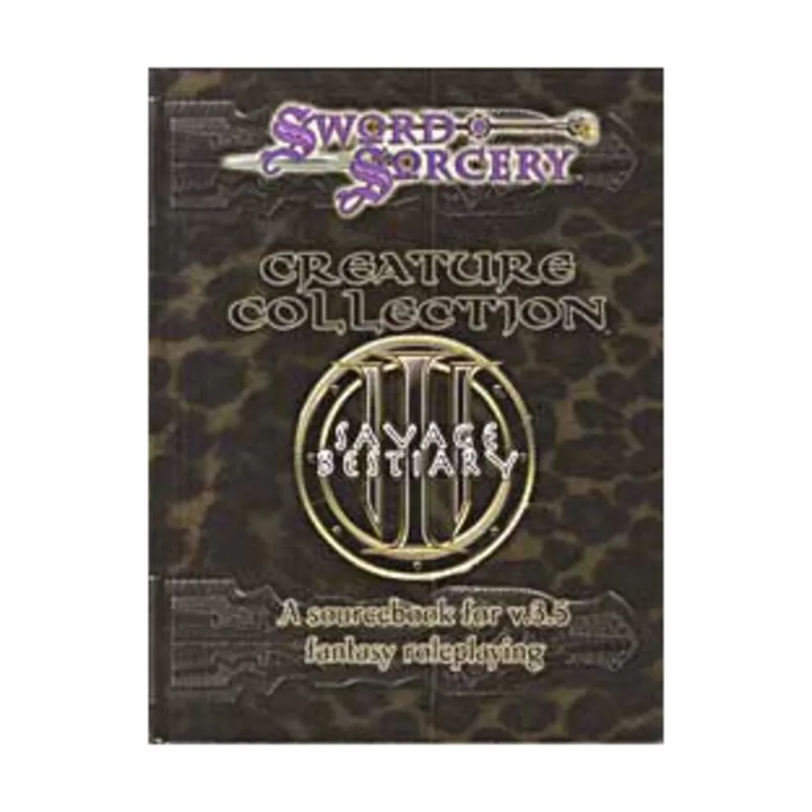 Creature Collection III - Savage Bestiary, Scarred Lands (d20), твердый переплет
Creature Collection III - Savage Bestiary, Scarred Lands (d20), твердый переплет