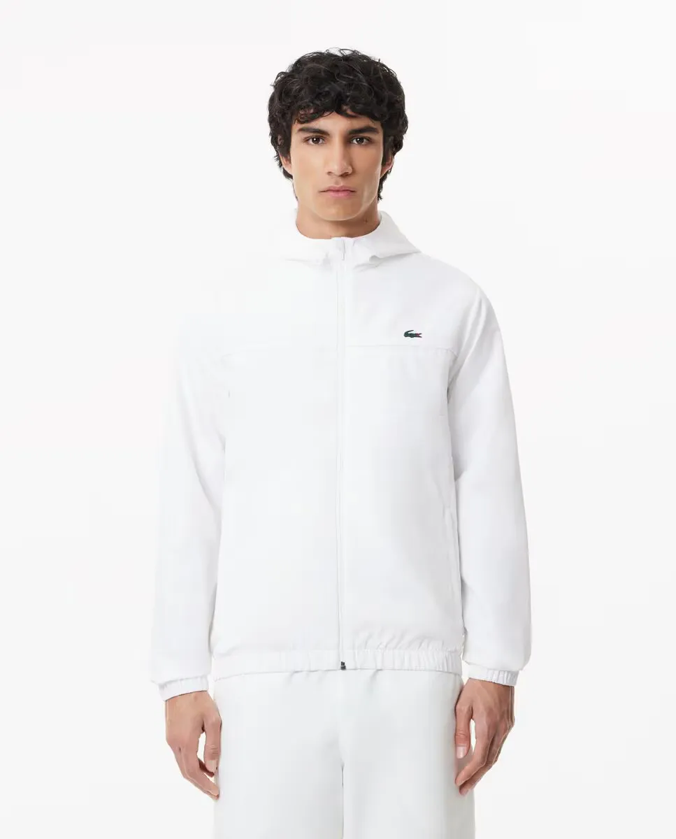 Мужская куртка SPORT из переработанного волокна с капюшоном и молнией Lacoste, белый
Мужская куртка SPORT из переработанного волокна с капюшоном и молнией Lacoste, белый