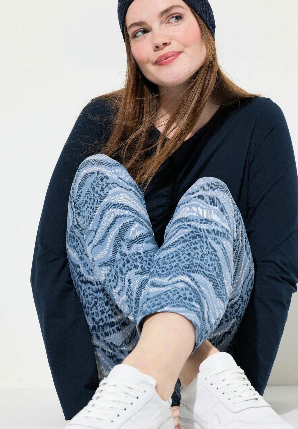 Леггинсы LANDSCAPE Ulla Popken, синий деним 
Леггинсы LANDSCAPE Ulla Popken, синий деним