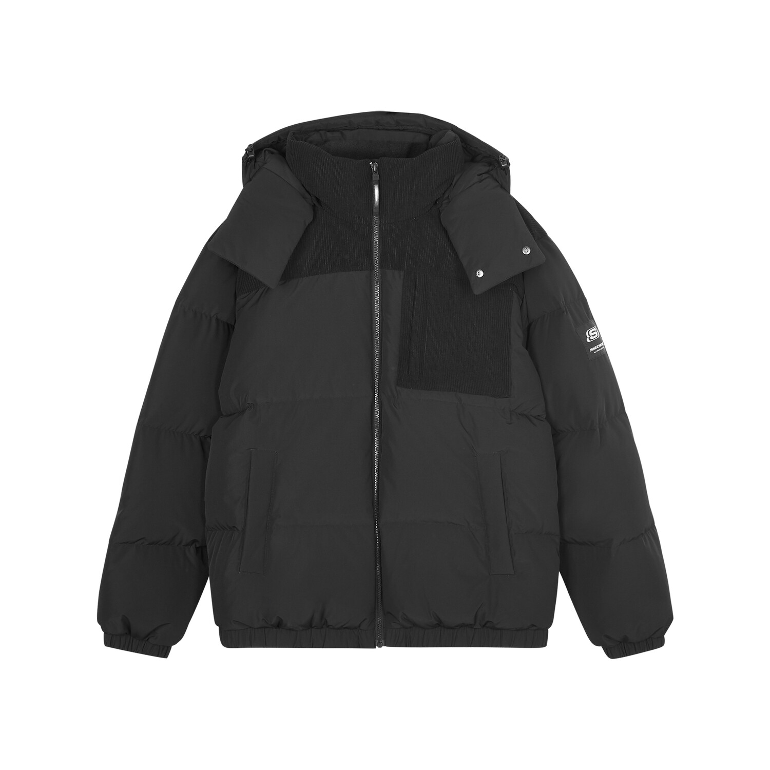 Стеганая куртка мужская черный Skechers 
Стеганая куртка мужская черный Skechers