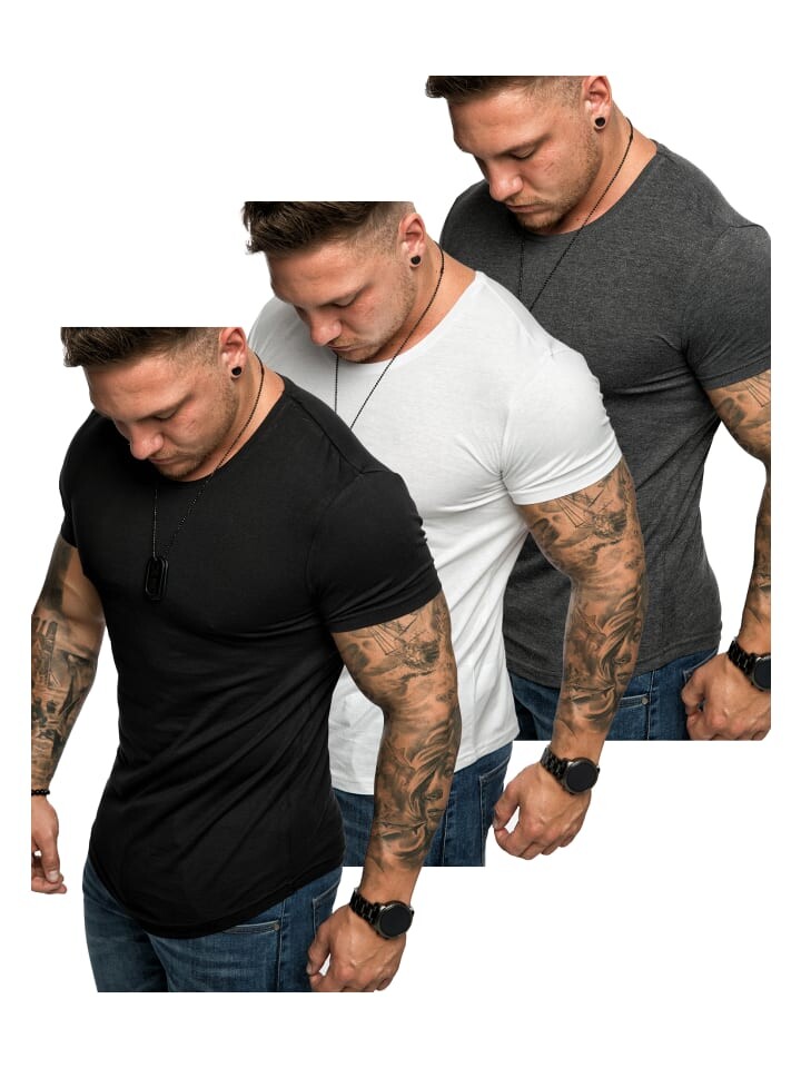 Футболка Amaci&Sons, цвет (schwarz + weiß + anthrazit)
Футболка Amaci&Sons, цвет (schwarz + weiß + anthrazit)