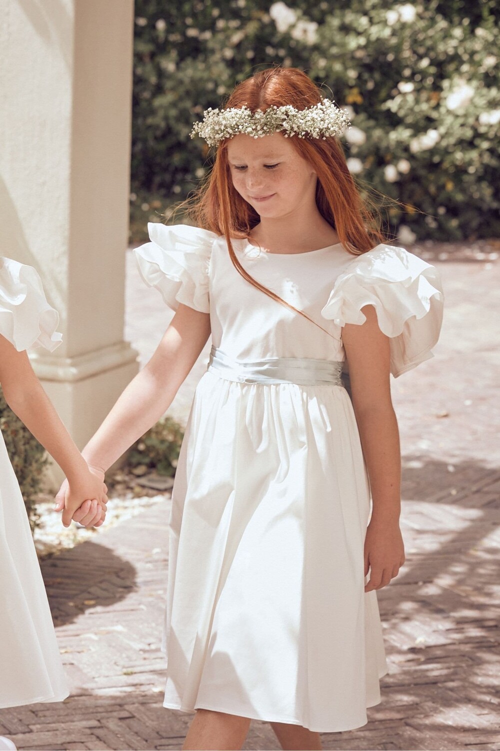 Платье Sylvie из тафты с рюшами Angel & Rocket, белый
Платье Sylvie из тафты с рюшами Angel & Rocket, белый