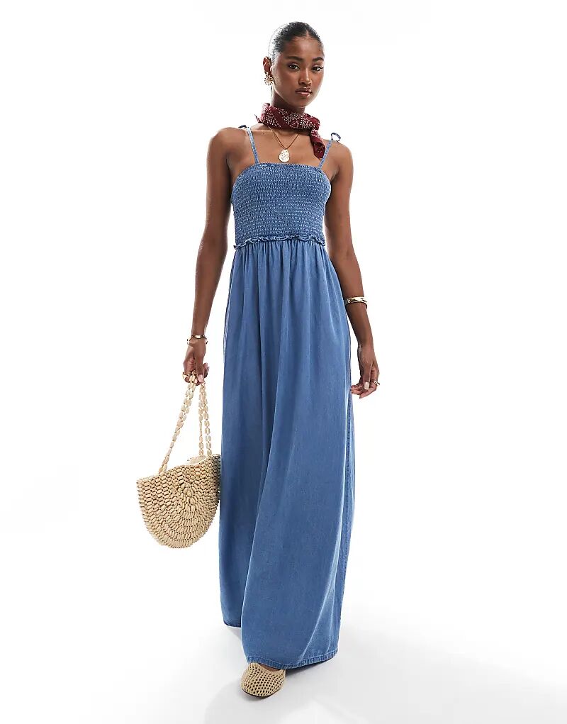 Only Макси-свитшот из средне-синего денима
Only Макси-свитшот из средне-синего денима