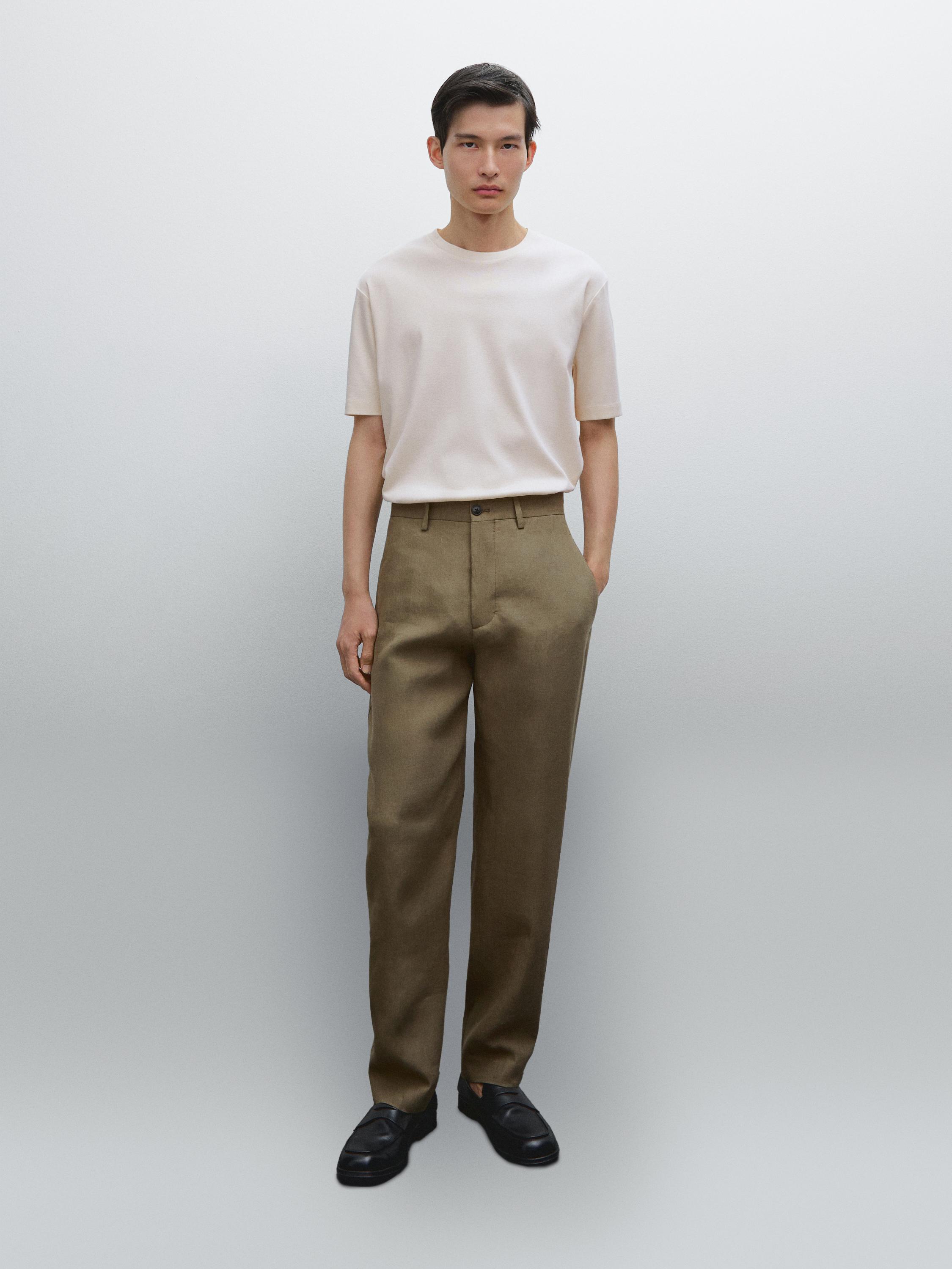 Футболка из 100% мерсеризованного хлопка Massimo Dutti, кремовый
Футболка из 100% мерсеризованного хлопка Massimo Dutti, кремовый