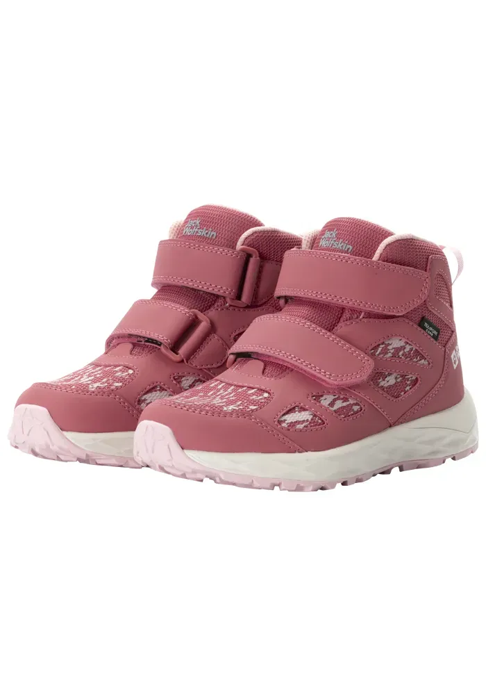 Кроссовки Jack Wolfskin "WOODLAND 2 TEXAPORE MID VC K", розовый 
Кроссовки Jack Wolfskin "WOODLAND 2 TEXAPORE MID VC K", розовый