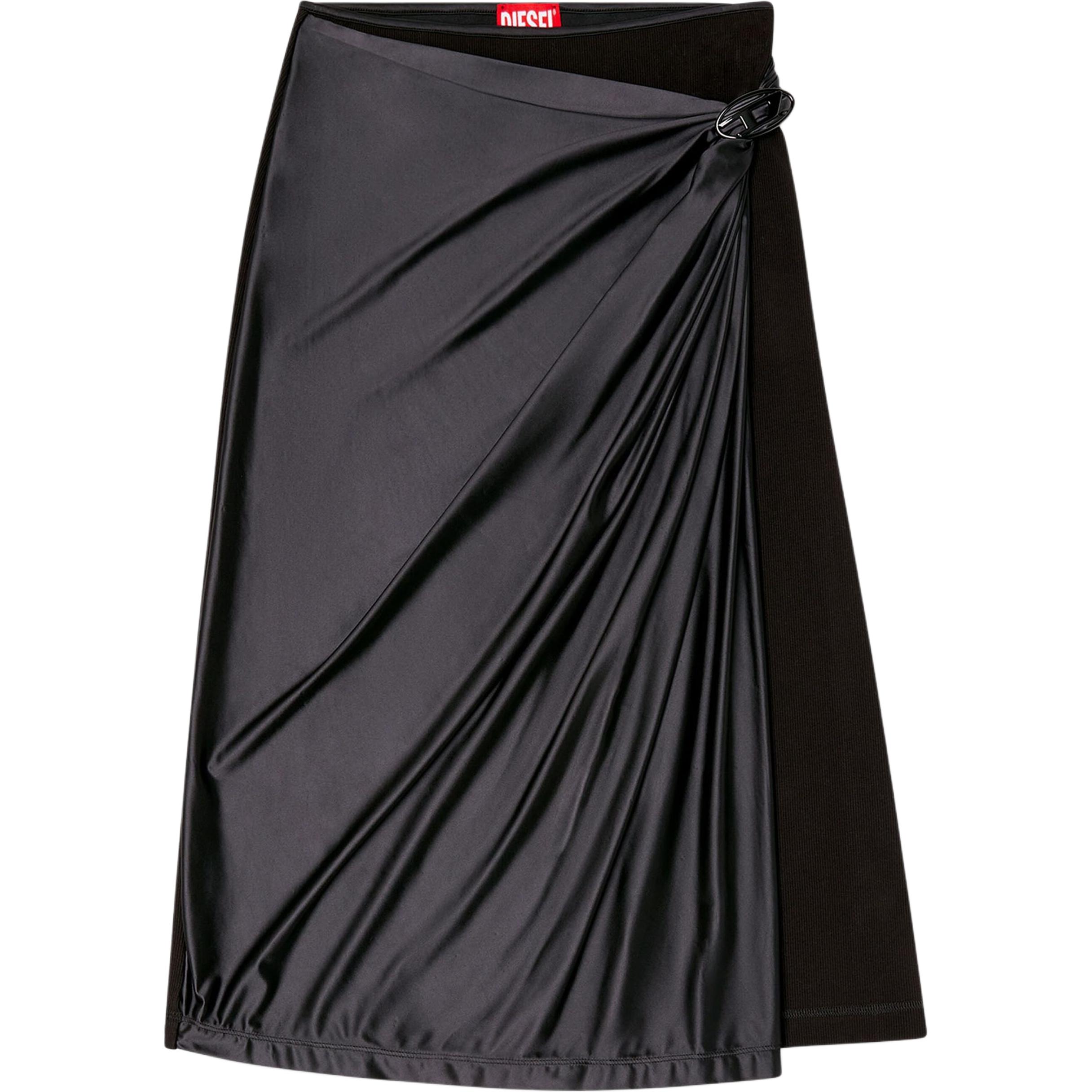 DIESEL Серебряная миди-юбка
DIESEL Серебряная миди-юбка