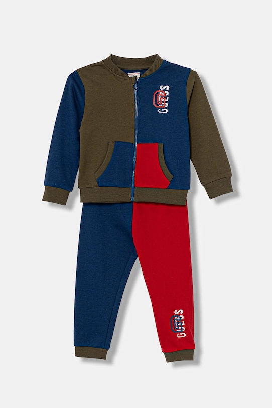 Детский спортивный хлопковый костюм для малышей Guess, темно-синий
Детский спортивный хлопковый костюм для малышей Guess, темно-синий