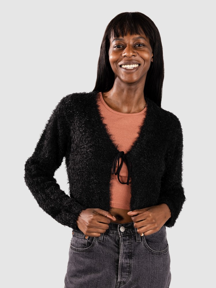 Кардиган Urban Classics Tied Cropped Feather Strickjacke, black
Кардиган Urban Classics Tied Cropped Feather Strickjacke, black