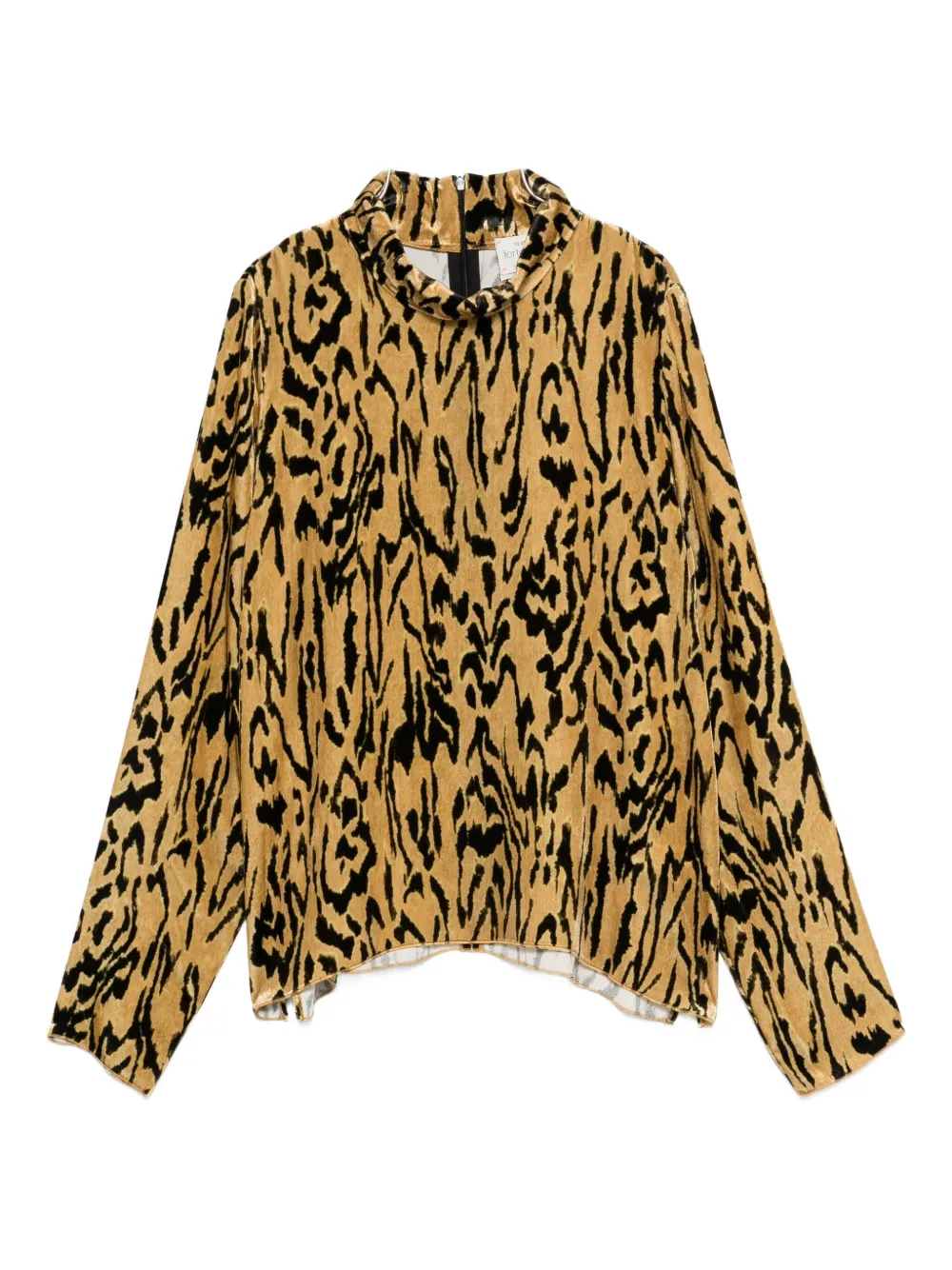 Футболка с анималистичным принтом и воротником-стойкой Forte Forte, желтый
Футболка с анималистичным принтом и воротником-стойкой Forte Forte, желтый