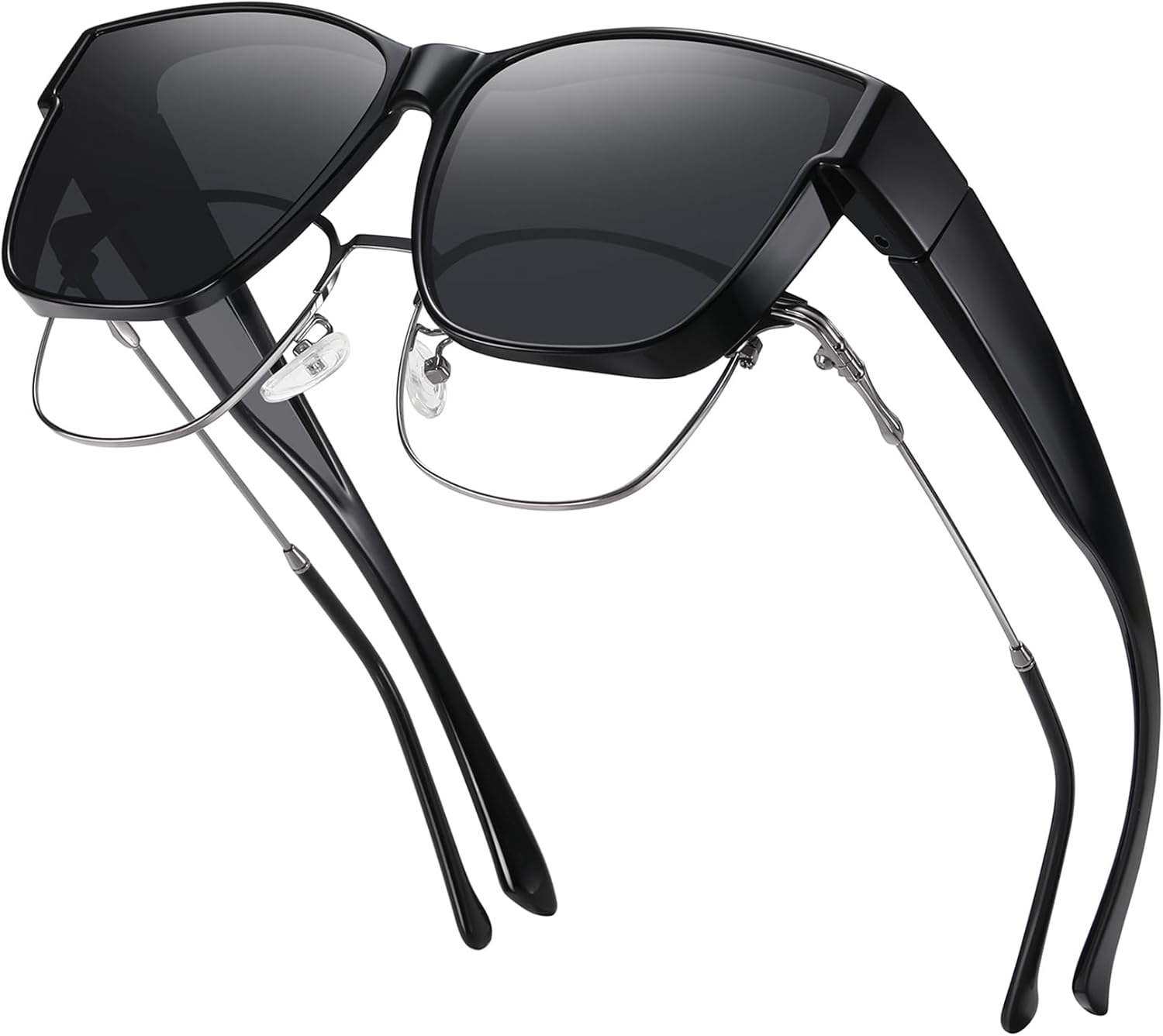 Солнцезащитные очки, надеваемые поверх обычных очков, для мужчин и женщин, легкие квадратные поляризованные солнцезащитные очки, носят поверх обычных очков, обеспечивают защиту от УФ-излучения Kelinln, A02 Black Frame Grey Lens
Солнцезащитные очки, надеваемые поверх обычных очков, для мужчин и женщин, легкие квадратные поляризованные солнцезащитные очки, носят поверх обычных очков, обеспечивают защиту от УФ-излучения Kelinln, A02 Black Frame Grey Lens