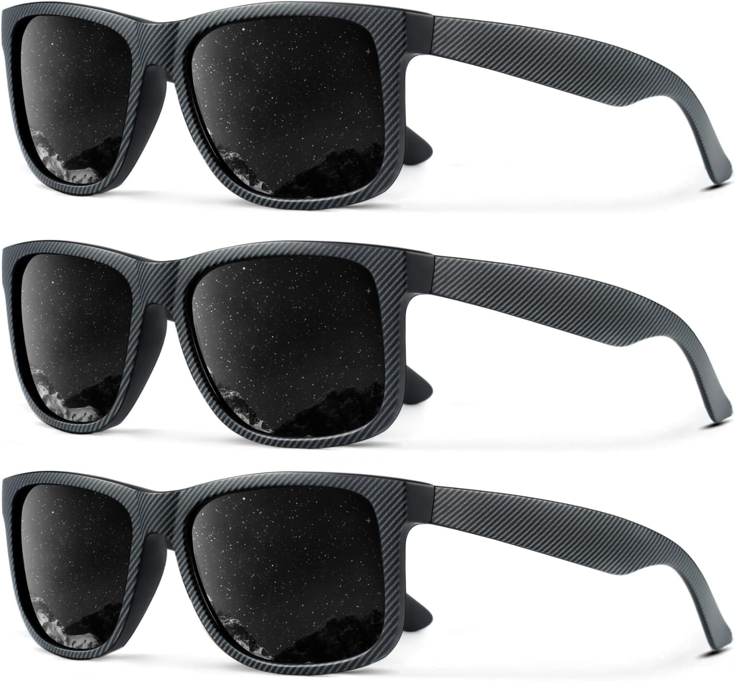 Солнцезащитные очки KALIYADI для мужчин и женщин, поляризованные, классическая матовая черная оправа, защита от УФ-излучения, комплект из 3 штук, (3 Pack) Black Stripes Frame | Black/Black/Black
Солнцезащитные очки KALIYADI для мужчин и женщин, поляризованные, классическая матовая черная оправа, защита от УФ-излучения, комплект из 3 штук, (3 Pack) Black Stripes Frame | Black/Black/Black