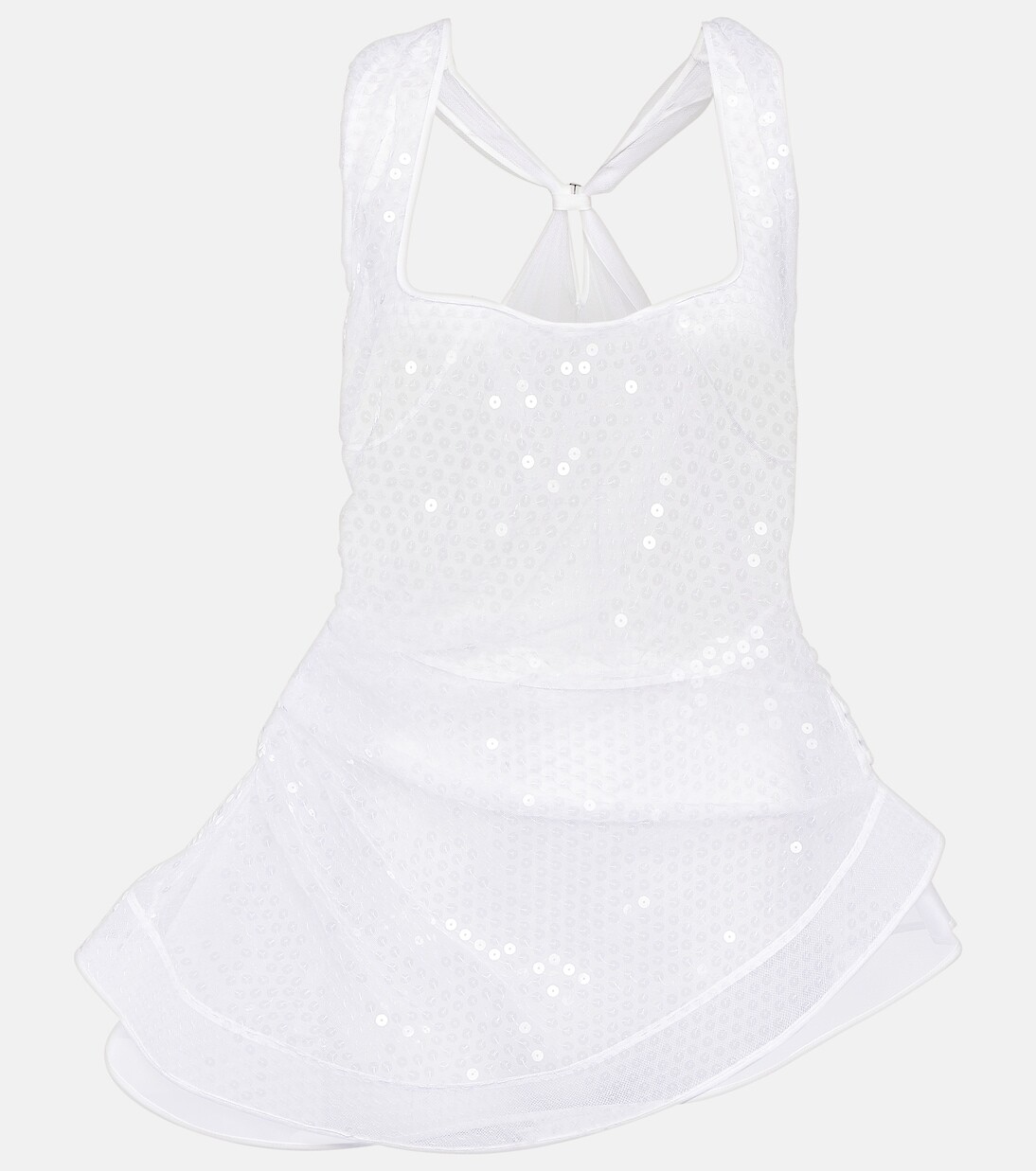 Топ le débardeur perle с пайетками Jacquemus, белый
Топ le débardeur perle с пайетками Jacquemus, белый