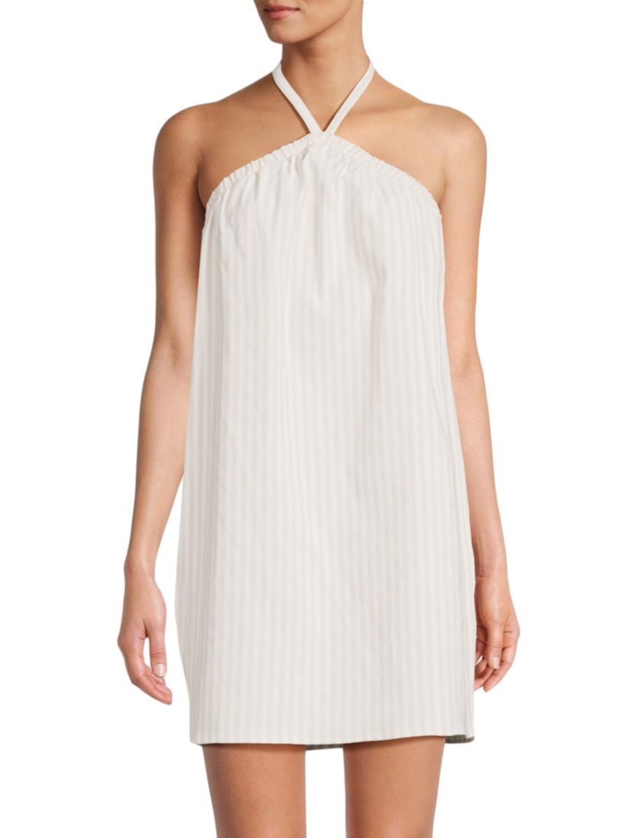 Мини-платье с тропическим принтом и бретельками через шею Renee C., слоновая кость
Мини-платье с тропическим принтом и бретельками через шею Renee C., слоновая кость