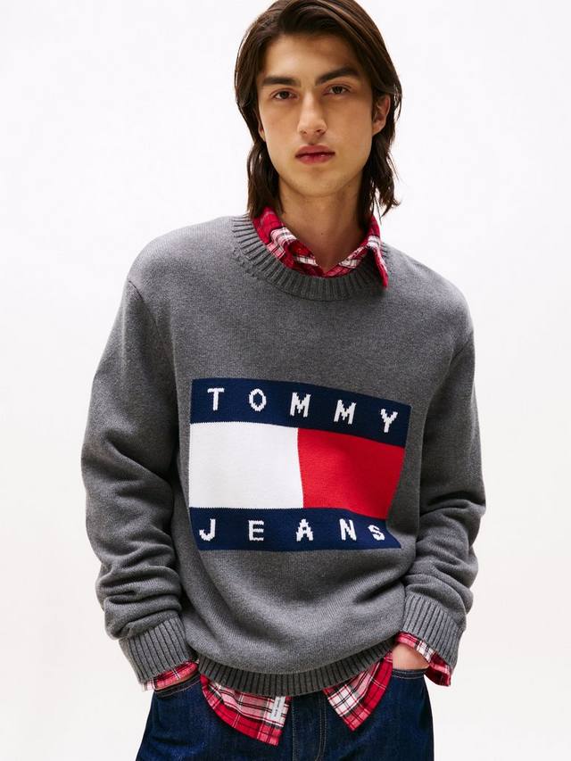 Свитер Tommy Jeans Intarsia Flag Badge Mélange Tommy Hilfiger, Grey
Свитер Tommy Jeans Intarsia Flag Badge Mélange Tommy Hilfiger, Grey