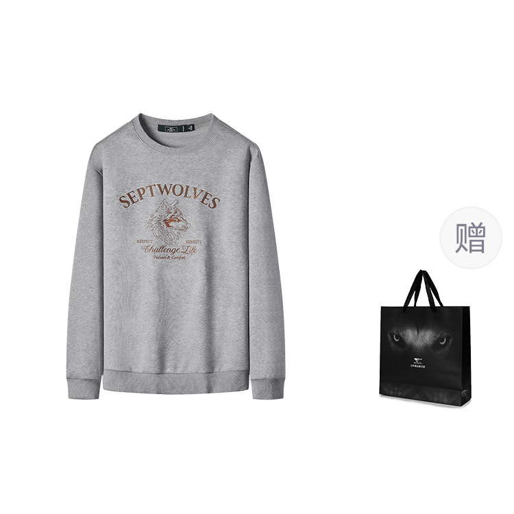 Унисекс свитшот SEPTWOLVES, серый
Унисекс свитшот SEPTWOLVES, серый