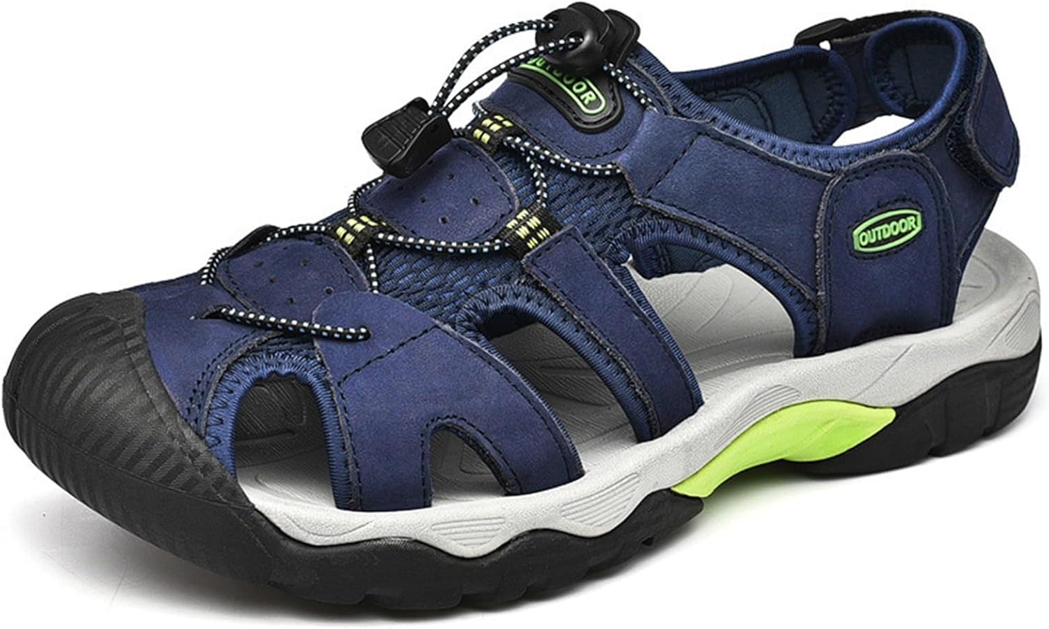 Мужские летние спортивные сандалии с закрытым носком, повседневные сандалии с вырезами, пляжные сандалии, дышащая сетка, сандалии без застежки, для прогулок по воде, походные спортивные сандалии для мужчин Generic, синий
Мужские летние спортивные сандалии с закрытым носком, повседневные сандалии с вырезами, пляжные сандалии, дышащая сетка, сандалии без застежки, для прогулок по воде, походные спортивные сандалии для мужчин Generic, синий