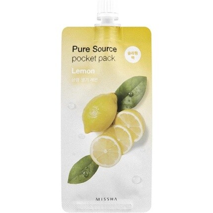 Карманная упаковка Missha Pure Source (лимон)
Карманная упаковка Missha Pure Source (лимон)