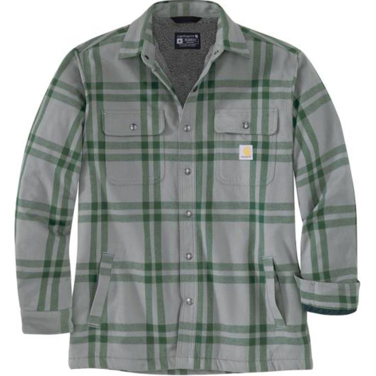 Расслабленная фланелевая рубашка с подкладкой sherpa Carhartt, серый
Расслабленная фланелевая рубашка с подкладкой sherpa Carhartt, серый