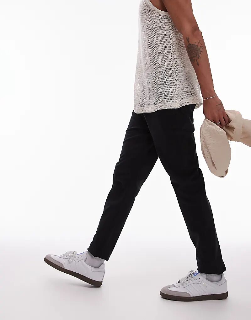 Узкие брюки-чинос черного цвета Topman
Узкие брюки-чинос черного цвета Topman