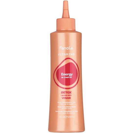 Витаминный энергетический скраб-детокс, гель-пилинг для кожи головы, 195 мл Fanola
Витаминный энергетический скраб-детокс, гель-пилинг для кожи головы, 195 мл Fanola