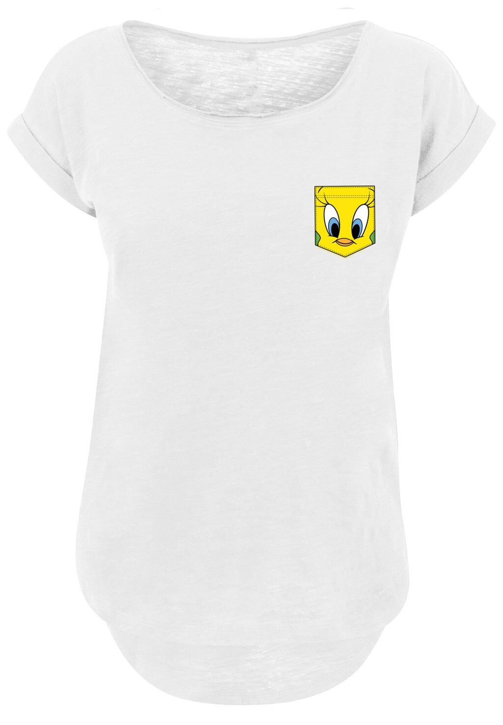 Футболка с принтом LOONEY TUNES TWEETY PIE FACE FAUX POCKET F4NT4STIC, белый
Футболка с принтом LOONEY TUNES TWEETY PIE FACE FAUX POCKET F4NT4STIC, белый