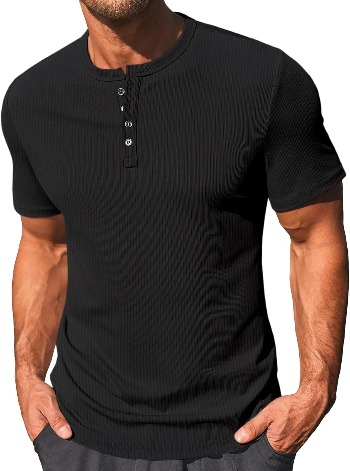 Runcati мужская хенли футболка с коротким рукавом, slim fit
Runcati мужская хенли футболка с коротким рукавом, slim fit