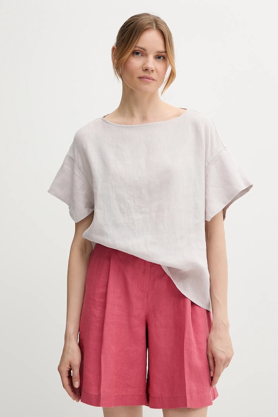 Льняная блузка Sisley, бежевый
Льняная блузка Sisley, бежевый