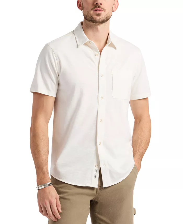Мужская рубашка Savoya с коротким рукавом и приталенным кроем на пуговицах Buffalo David Bitton, белый
Мужская рубашка Savoya с коротким рукавом и приталенным кроем на пуговицах Buffalo David Bitton, белый