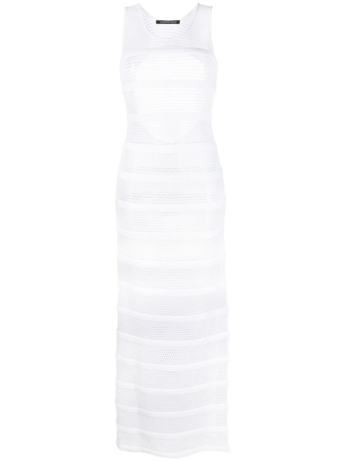 Antonino Valenti полупрозрачное платье макси, белый
Antonino Valenti полупрозрачное платье макси, белый